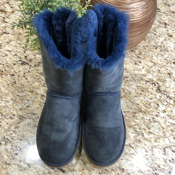 UGG Bailey Bow II Water-Resistant Boots in Blue 7 - Picture 3 of 11